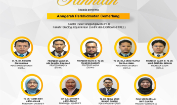 Tahniah diucapkan kepada Staf FTKEE UMPSA yang telah menerima Anugerah Perkhidmatan Cemerlang (APC) bersempena Majlis Hari Kualiti dan Inovasi 2025